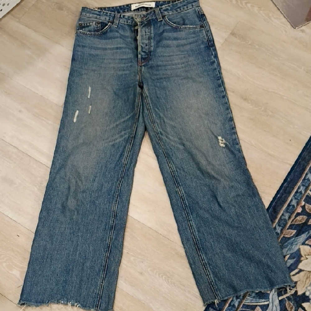 Reformation Blue Flare Jeans